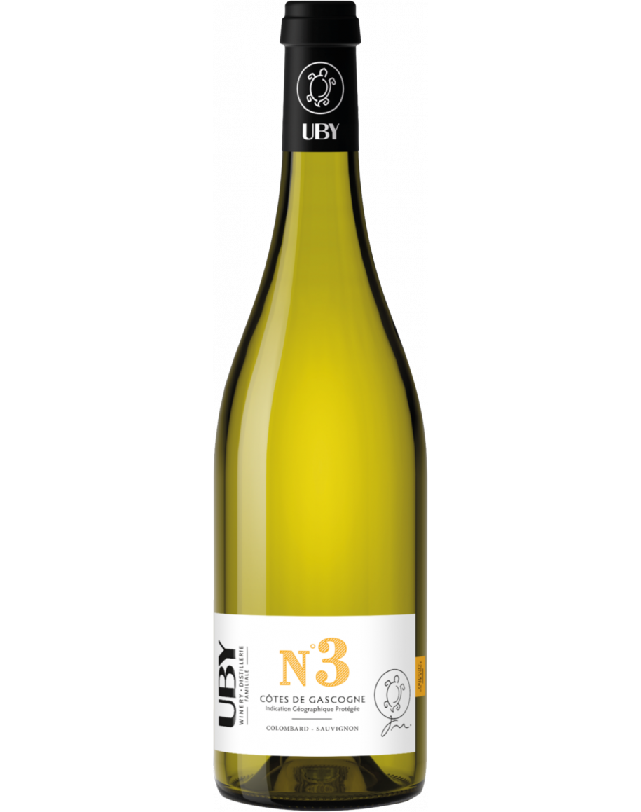 Bouteille d'Uby n°3 blanc sec