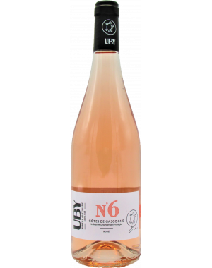 Bouteille d'Uby n°6 rosé