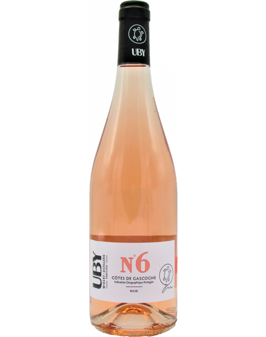 Bouteille d'Uby n°6 rosé
