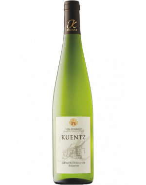 Bouteille de Gewurztraminer du domaine Kuentz