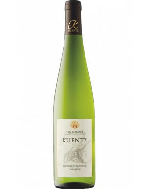 Bouteille de Gewurztraminer du domaine Kuentz