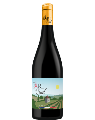 Bouteille de Pari du Sud Rouge, vin rouge IGP Côtes du Tarn, 75 cl.