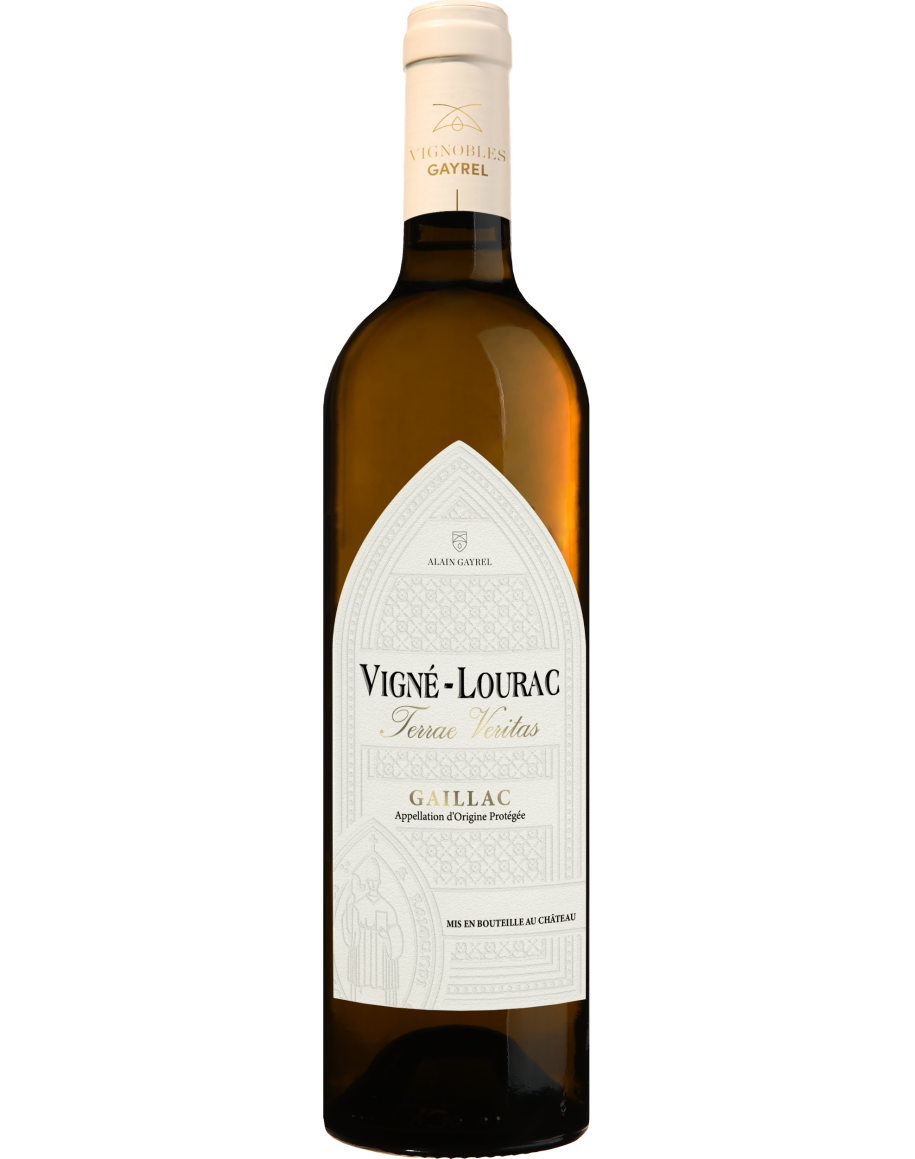 Bouteille de Terrae Veritas blanc sec de la gamme Vigné Lourac