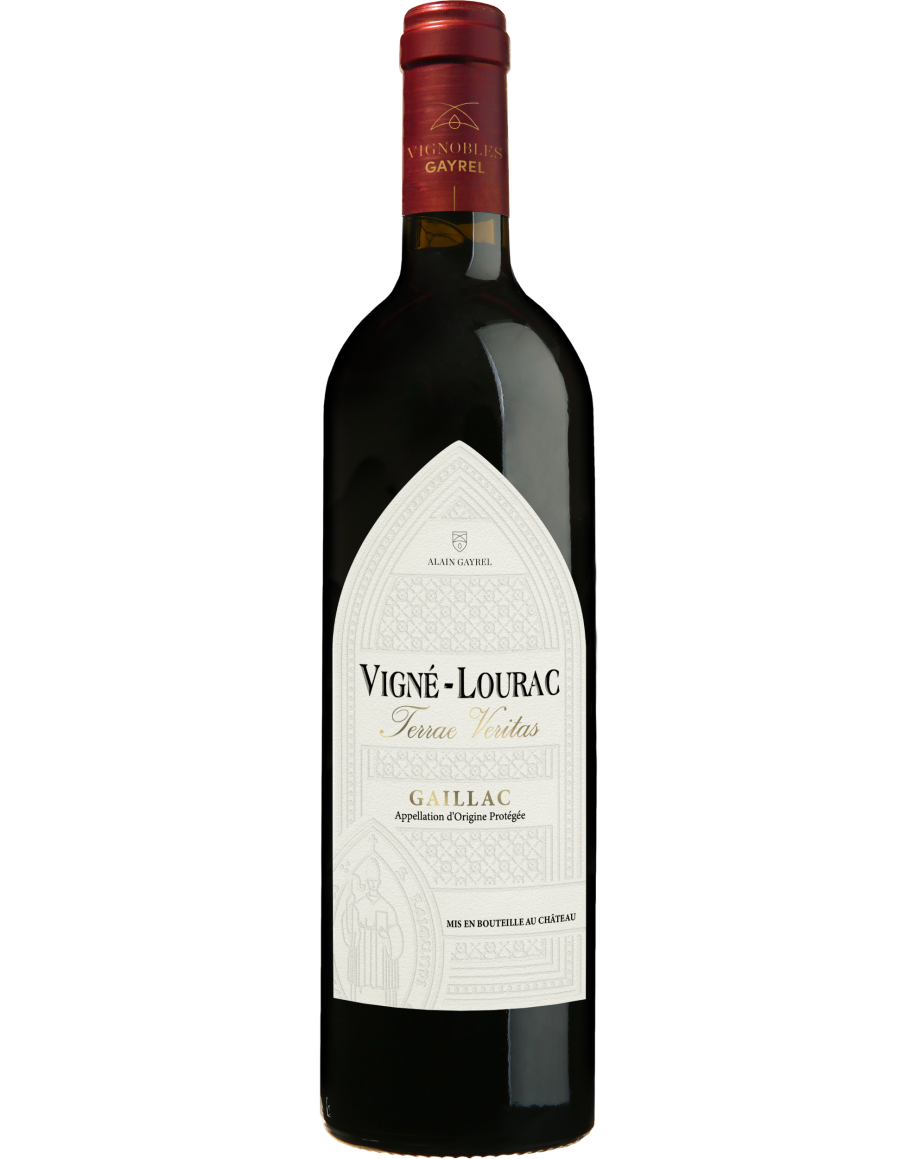 Bouteille de Terrae Veritas rouge de la gamme Vigné-Lourac