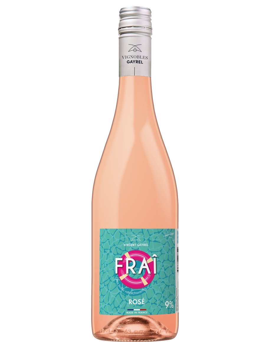 FRAÎ Rosé - Vin Rosé Fine Bulle désalcoolisé