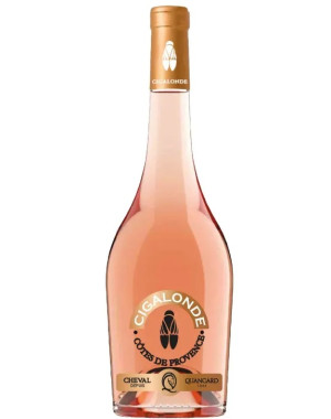 Bouteille de Cigalonde rosé – Côtes de Provence bio du domaine Cheval Quancard
