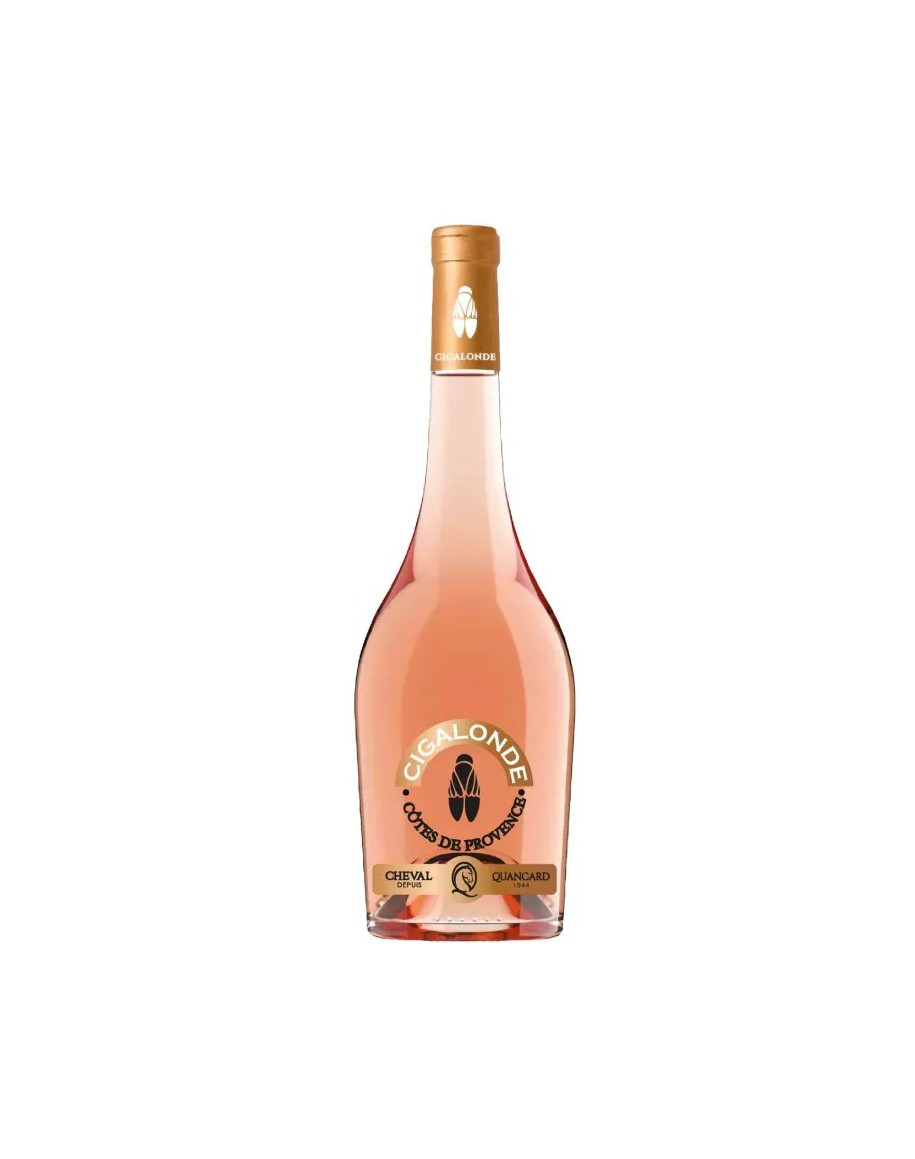 Bouteille de Cigalonde rosé – Côtes de Provence bio du domaine Cheval Quancard