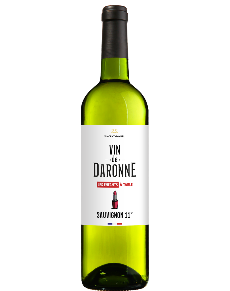 Bouteille de Vin de Daronne Sauvignon – Vin blanc sec du Tarn signé Vincent Gayrel