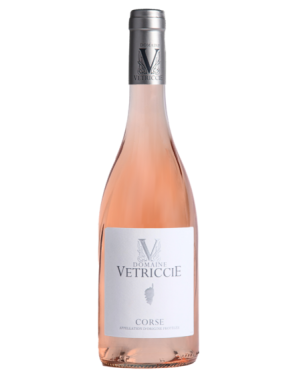 Bouteille de Domaine Vetriccie Rosé – Vin rosé corse IGP Île de Beauté, fruité et élégant