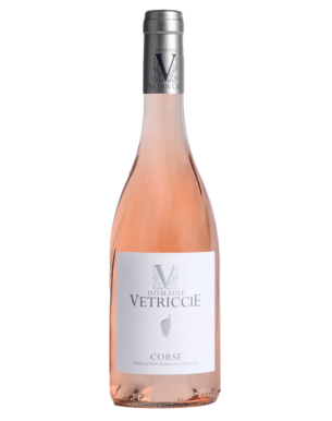 Bouteille de Domaine Vetriccie Rosé – Vin rosé corse IGP Île de Beauté, fruité et élégant