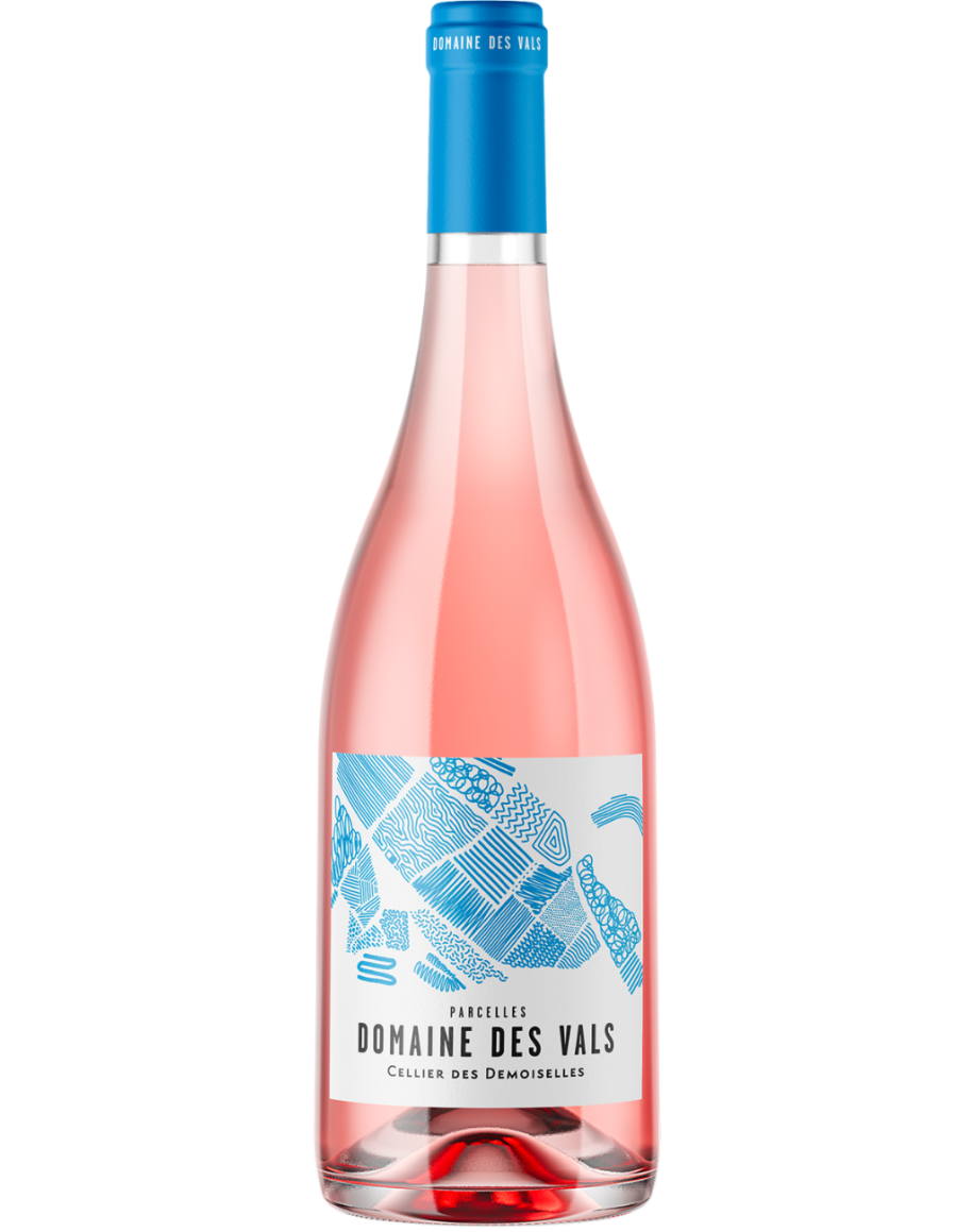 outeille de Domaine des Vals Rosé – Vin rosé AOP Languedoc, fruité et élégant