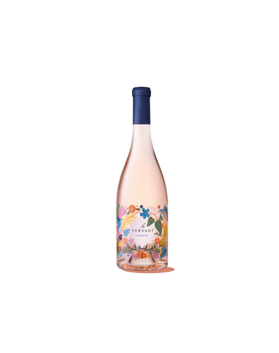 Bouteille de Le Versant Grenache Rosé Édition Limitée 2024 – Vin rosé IGP Pays d'Oc, fruité et élégant