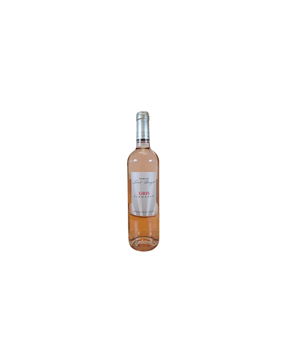 Bouteille de Vin rosé Gris Elegance 75cl domaine saint benezet IGP d'oc