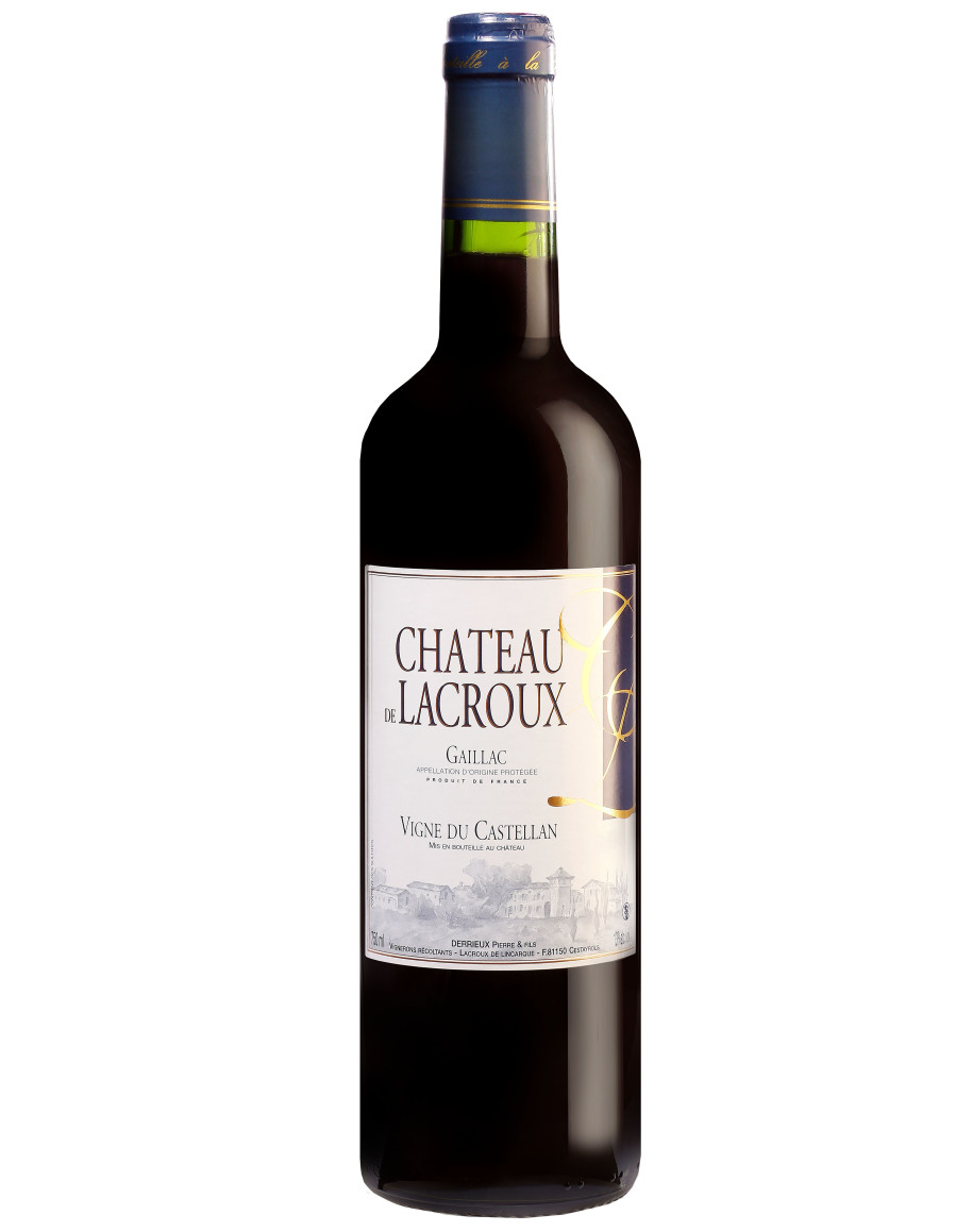 Bouteille de Vigne du Castellan – vin rouge AOP Gaillac, Château de Lacroux