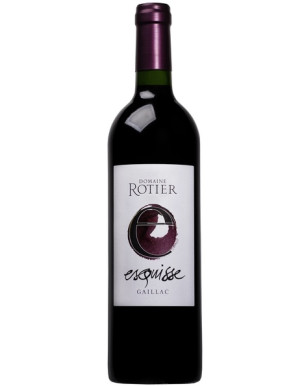 Bouteille de vin rouge fruité Esquisse 2023 du Domaine Rotier à Gaillac