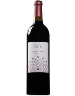 Bouteille de Renaissance Rouge 2020 du Domaine Rotier, vin rouge puissant de Gaillac