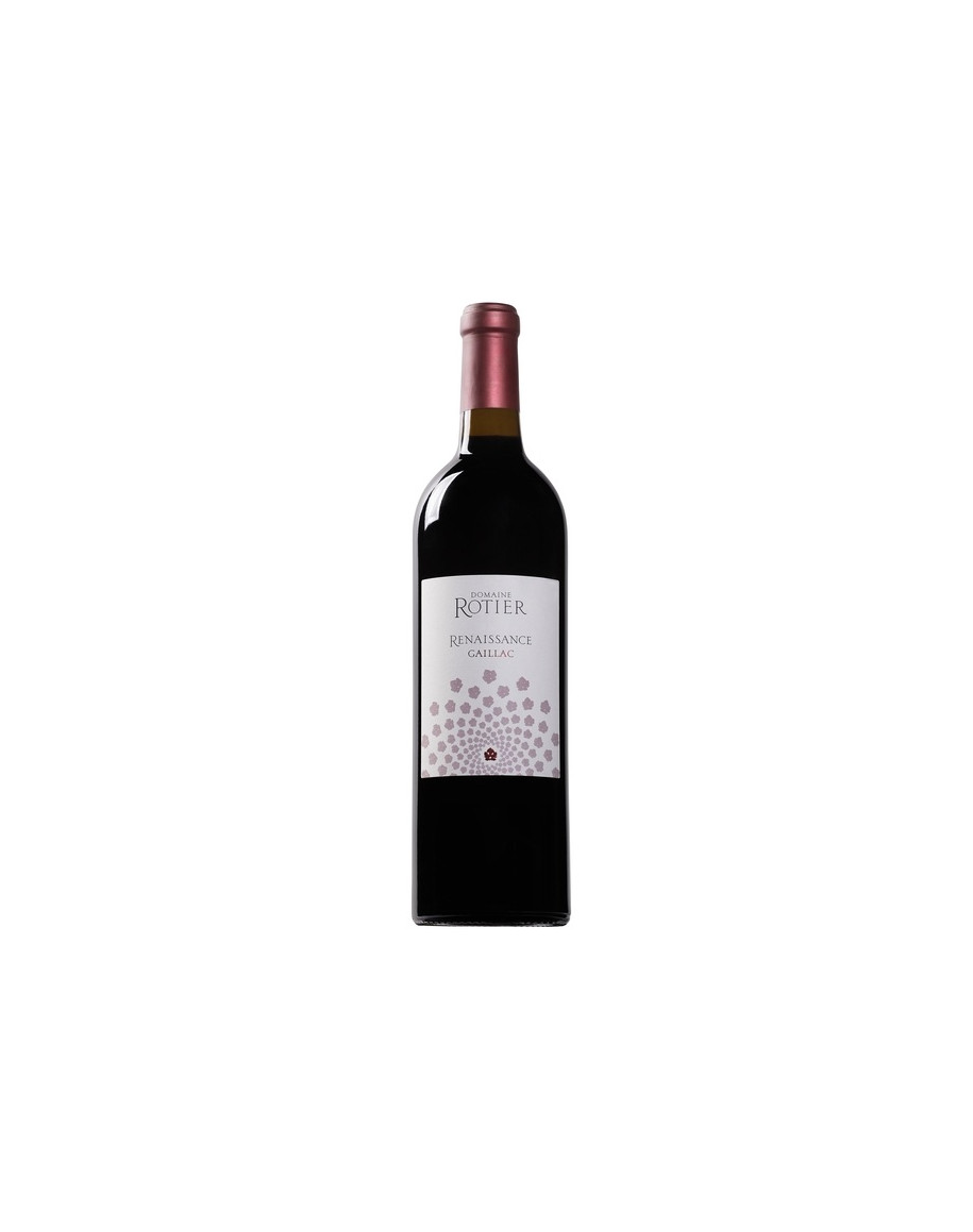 Bouteille de Renaissance Rouge 2020 du Domaine Rotier, vin rouge puissant de Gaillac