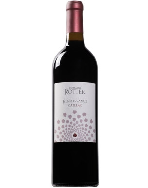 Bouteille de Renaissance Rouge 2020 du Domaine Rotier, vin rouge puissant de Gaillac