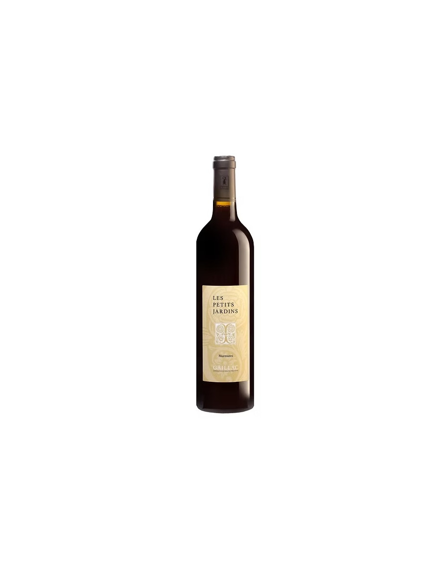 Bouteille de Murmures Rouge 2022 – Domaine Les Petits Jardins, vin rouge bio 100 % Braucol