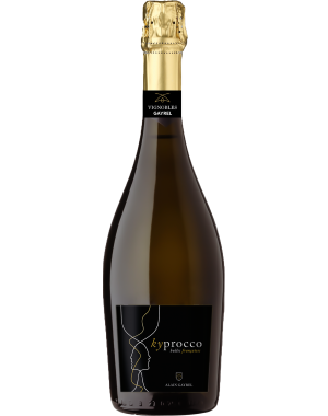Bouteille de Kyprocco Bulles Françaises, alternative française au Prosecco, vin mousseux brut