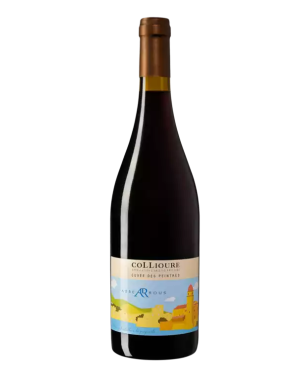 Bouteille de vin Collioure rouge Cuvée des Peintres Abbé Rous
