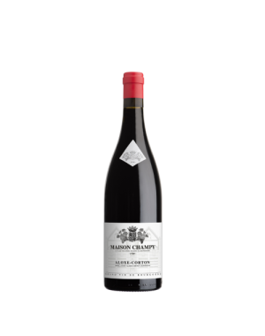 Bouteille d’Aloxe Corton rouge Maison Champy, grand vin de Bourgogne en Pinot Noir