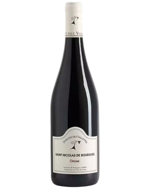 Bouteille de Saint-Nicolas-de-Bourgueil Origine Domaine des Vallettes rouge 75cl