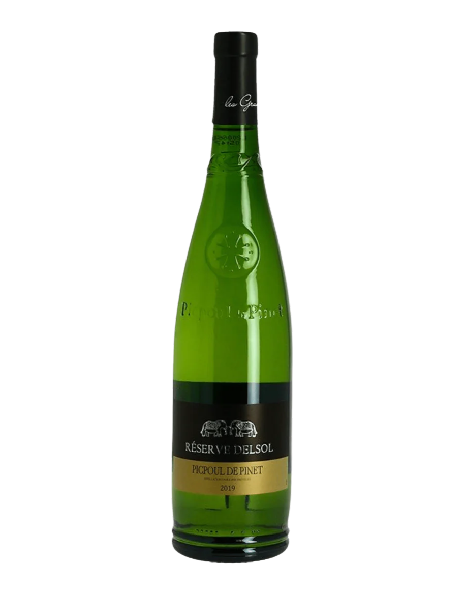 Bouteille de Picpoul de Pinet Réserve Delsol Blanc AOP – Les Vignobles Foncalieu
