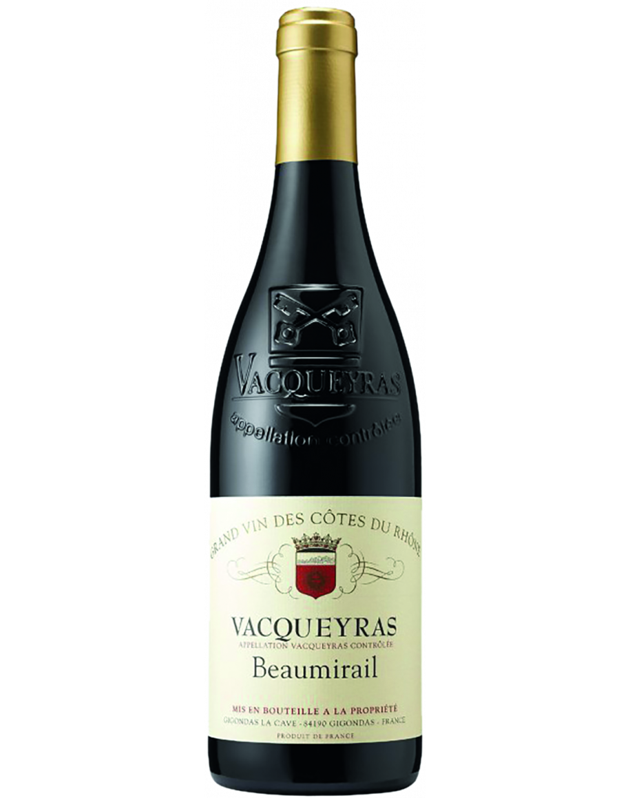 Bouteille de Beaumirail en AOP Vacqueyras