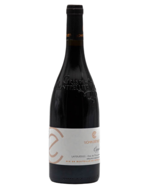 Bouteille L’Épopée – vin rouge Languedoc Grès de Montpellier, le chai d’émilien, élevé en fût de chêne