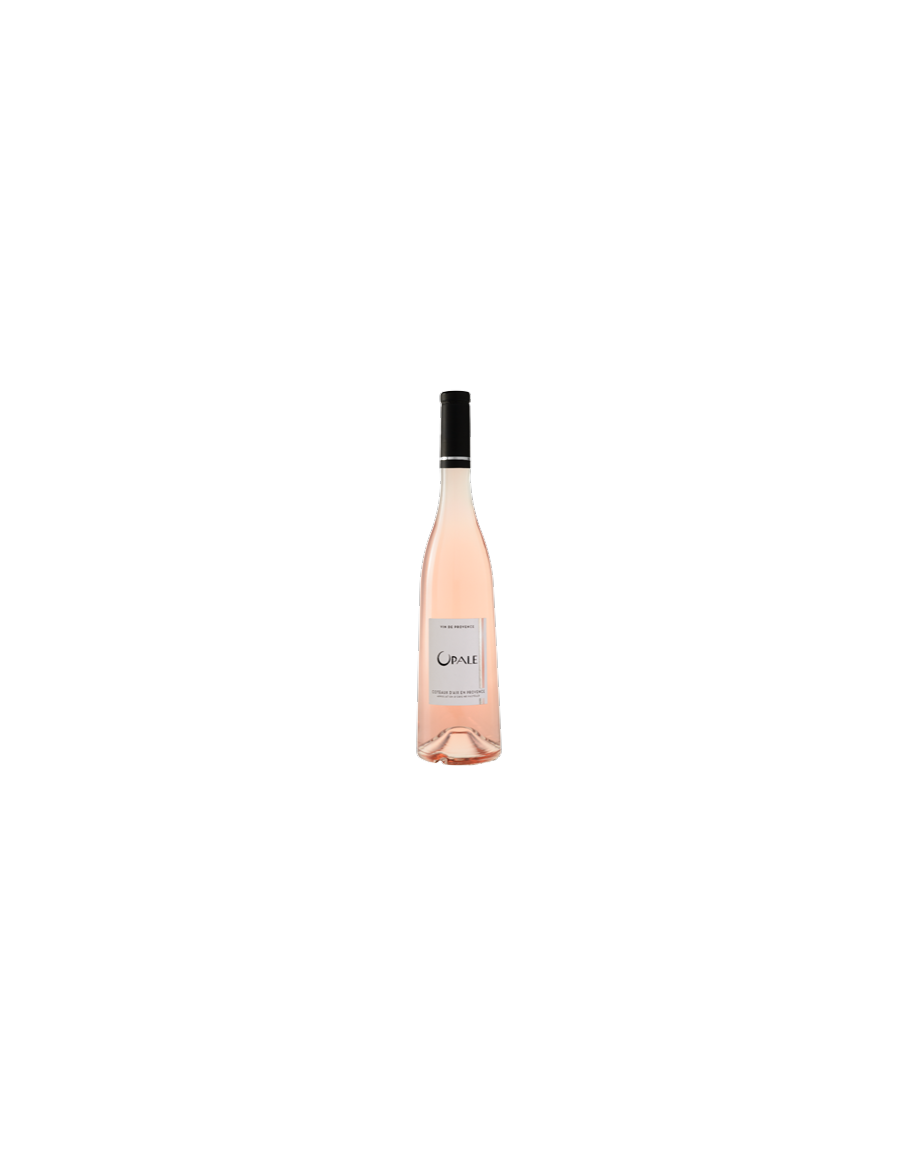 Bouteille d'Opale Rosé – Vin AOP Coteaux d’Aix-en-Provence, rosé fruité du Vignoble du Roy René