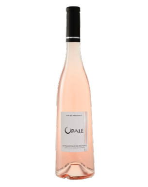 Bouteille d'Opale Rosé – Vin AOP Coteaux d’Aix-en-Provence, rosé fruité du Vignoble du Roy René