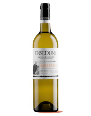 Bouteille de vin blanc Ensedune Muscat Sec Coteaux d'Ensérune