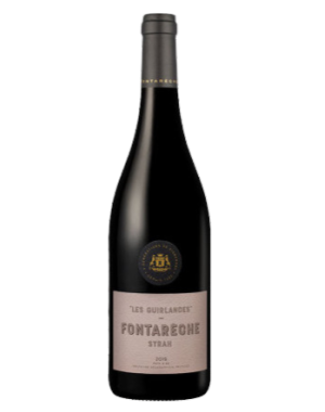 Bouteille de Syrah Pays d’Oc rouge Château Fontarèche Les Guirlandes