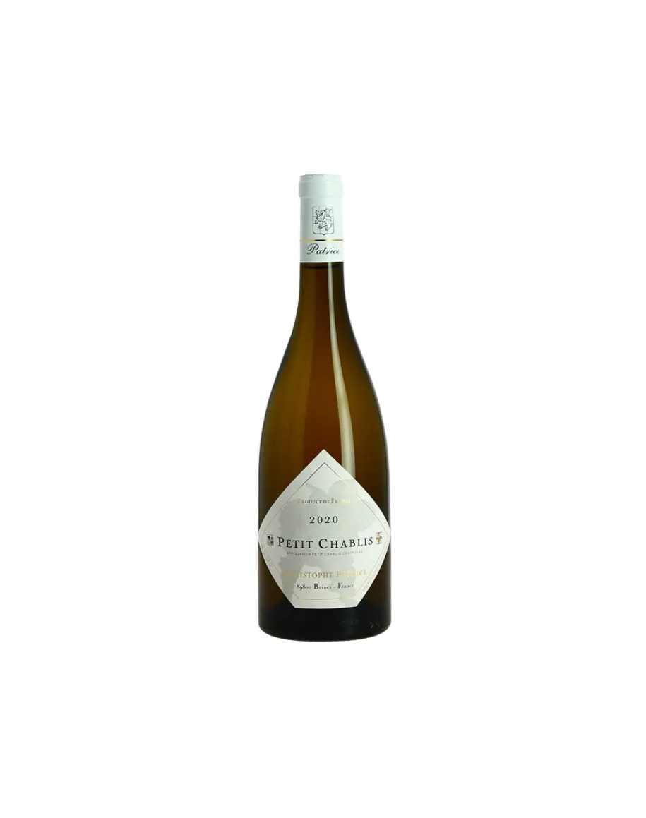 Bouteille de Petit Chablis du Domaine Christophe Patrice