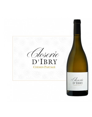 Bouteille Closerie d'Ibry Chemin Partagé blanc sec IGP Côtes de Thongue avec Logo