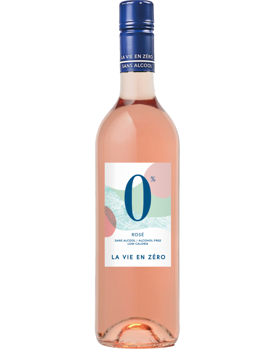 Bouteille de La Vie en Zéro - Rosé Sans Alcool 75cL