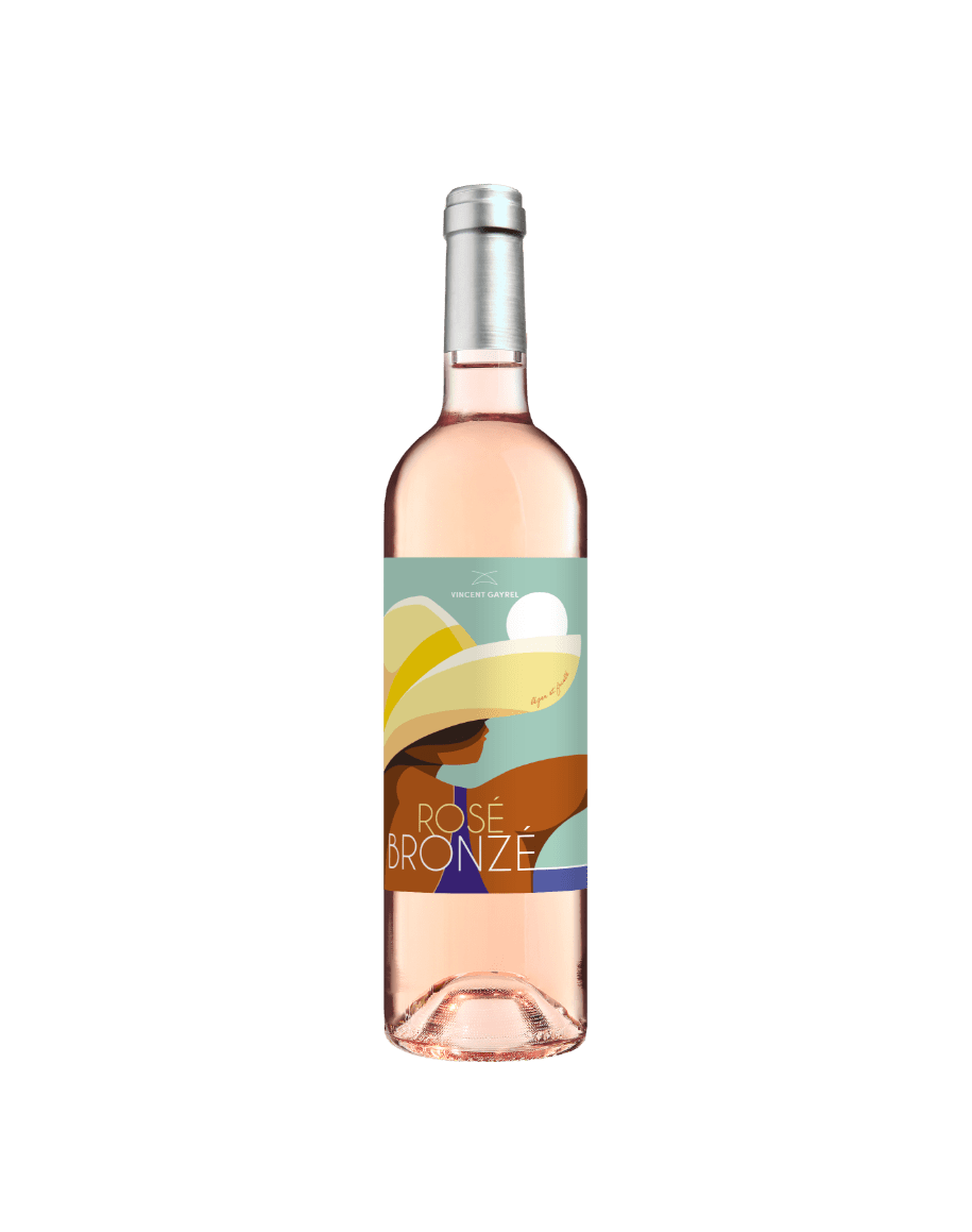 Bouteille de Rosé bronzé - Les Basiques par Vincent Gayrel