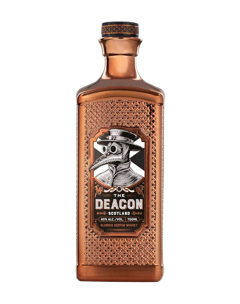 Bouteille de whisky écossais The Deacon blended Scotch 70 cl