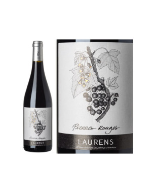 Bouteille et étiquette Pierres Rouges Marcillac Domaine Laurens