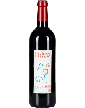 Bouteille de vin rouge AOP Pécharmant Pech de Fiersac
