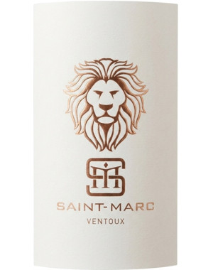 Etiquette Face de la Bouteille Saint-Marc Rosé AOP Ventoux Vignerons de Saint Marc