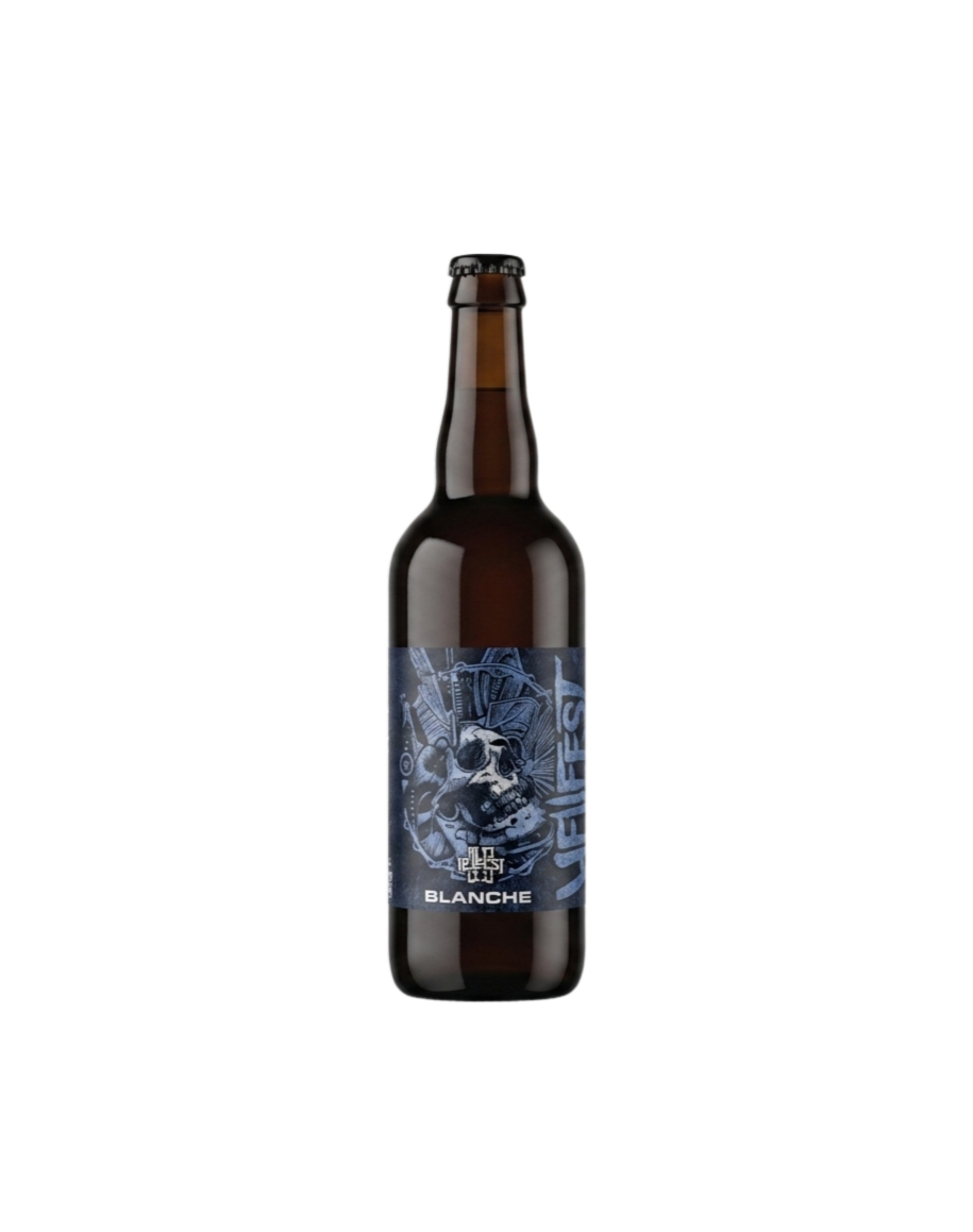 Bouteille Hellfest Blanche La Berlue bière blanche 75 cl