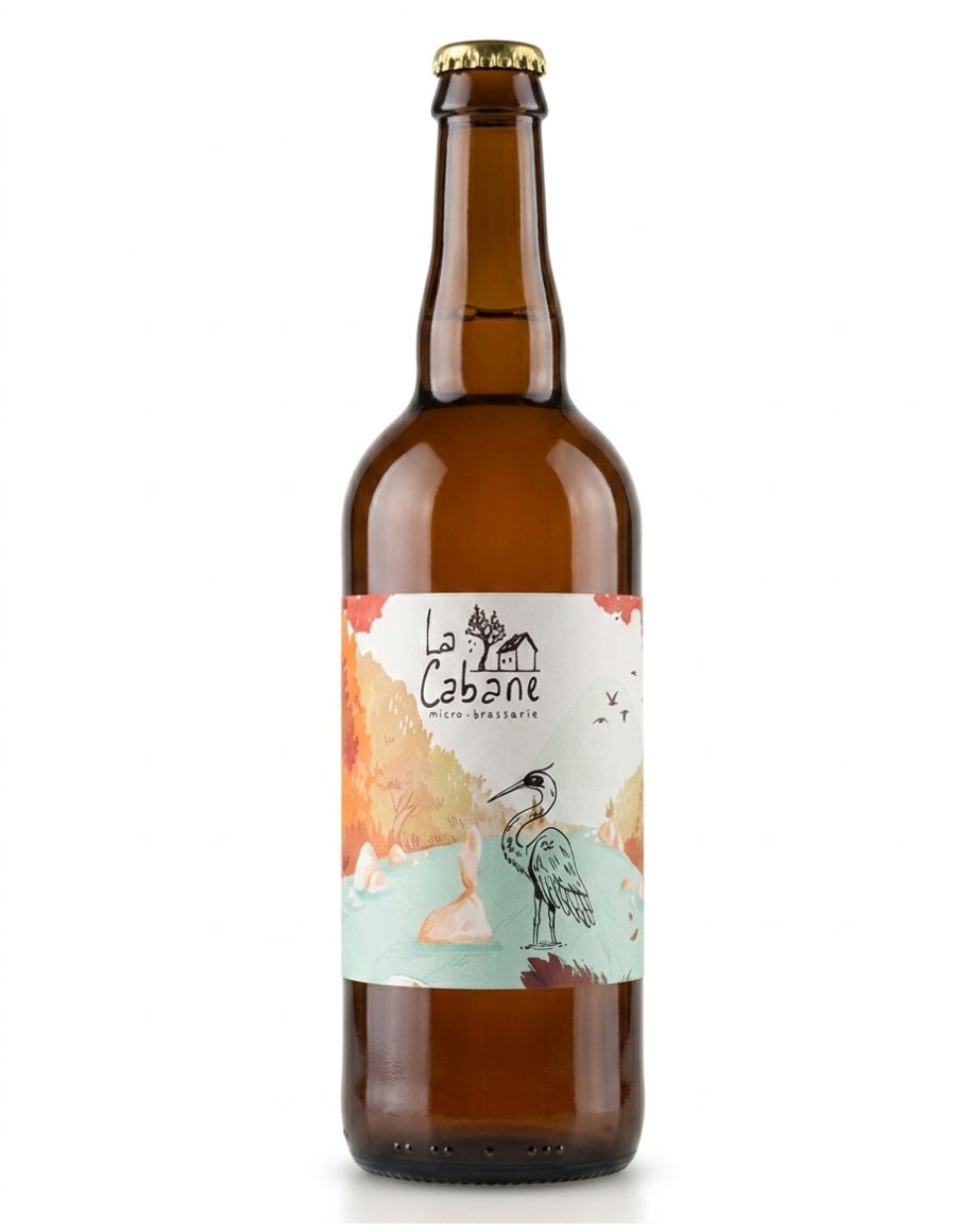 Bouteille de 75 cl de Bière Cascade - Brasserie La Cabane, Pale Ale artisanale
