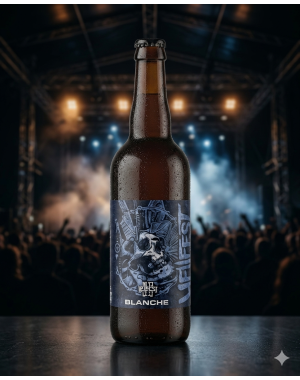 Bouteille Hellfest Blanche La Berlue bière blanche dans son milieu naturel
