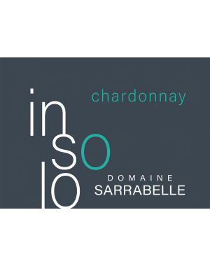 Etiquette Face Sarrabelle Chardonnay Insolo vin blanc sec IGP Côtes du Tarn