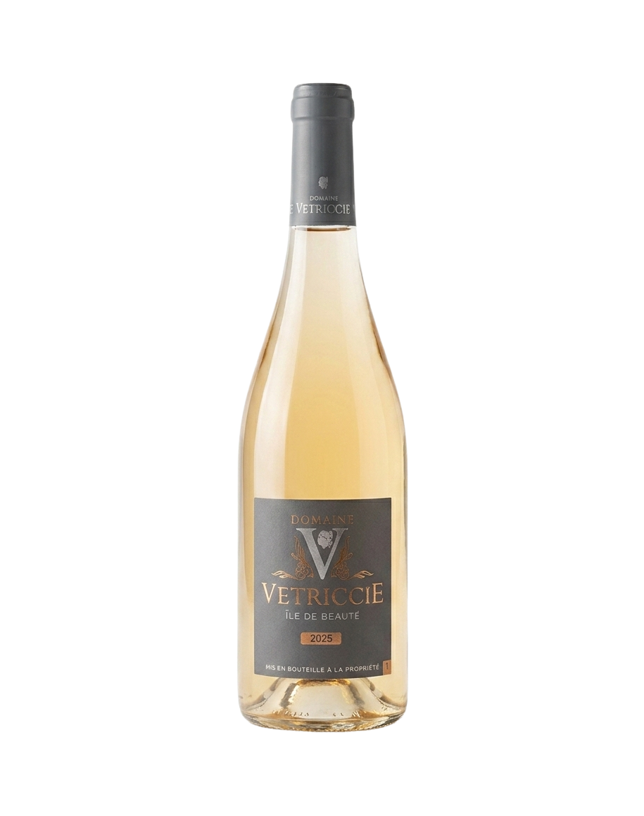 Bouteille Domaine Vetriccie Blanc vin blanc Corse IGP Île de Beauté
