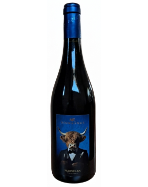Bouteille de vin rouge Roumagnac Marselan Vin de France