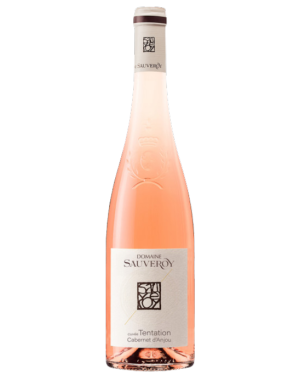 Bouteille de Domaine Sauveroy Tentation, rosé AOP Cabernet d'Anjou