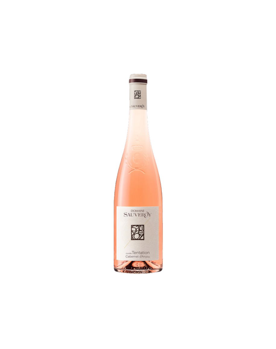 Bouteille de Domaine Sauveroy Tentation, rosé AOP Cabernet d'Anjou